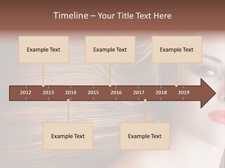 Long Hair Girl PowerPoint Template