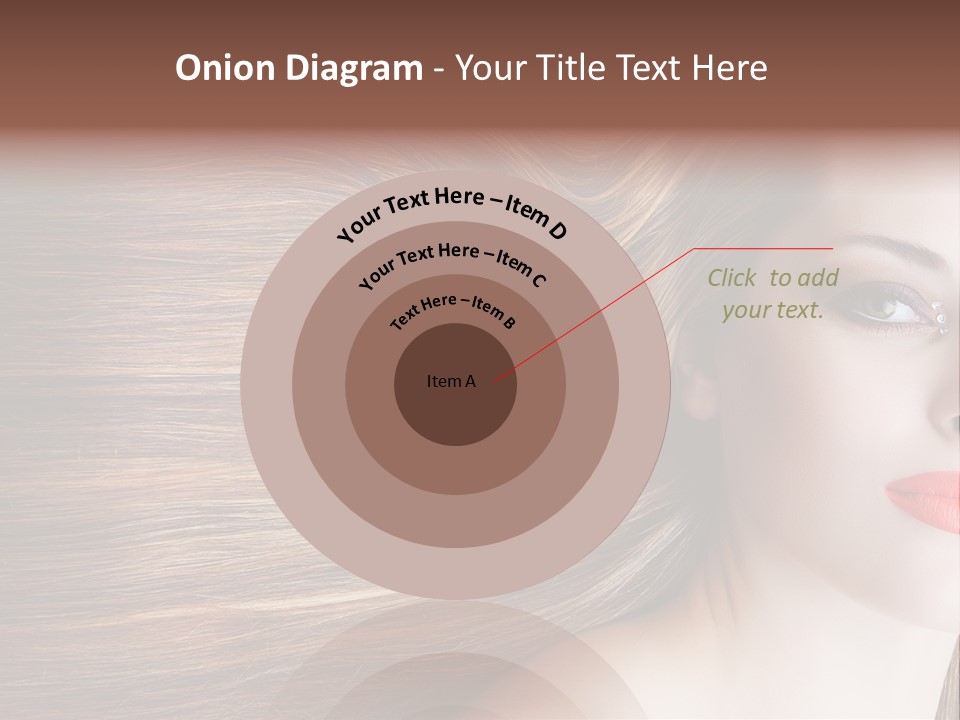 Long Hair Girl PowerPoint Template