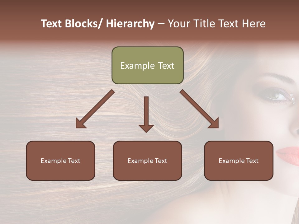 Long Hair Girl PowerPoint Template