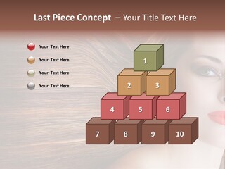 Long Hair Girl PowerPoint Template