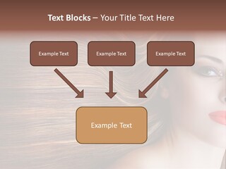 Long Hair Girl PowerPoint Template