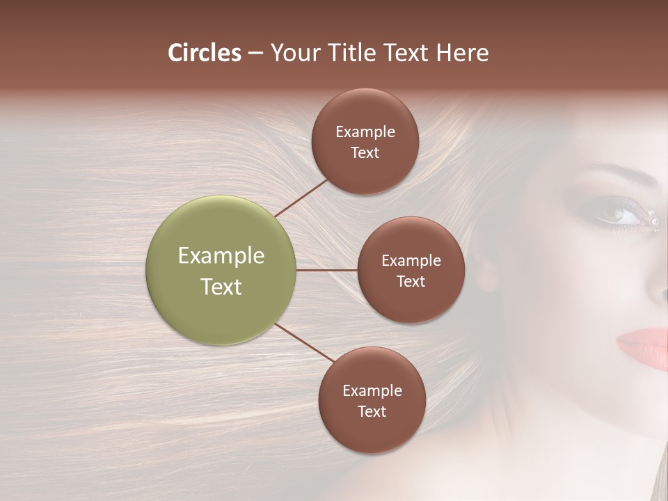 Long Hair Girl PowerPoint Template