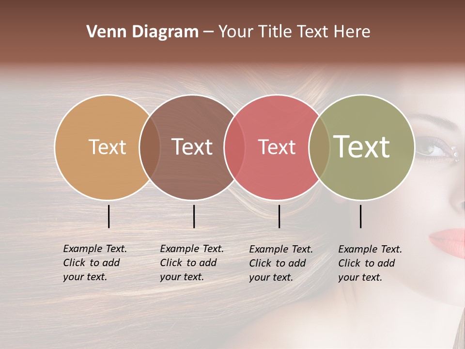 Long Hair Girl PowerPoint Template