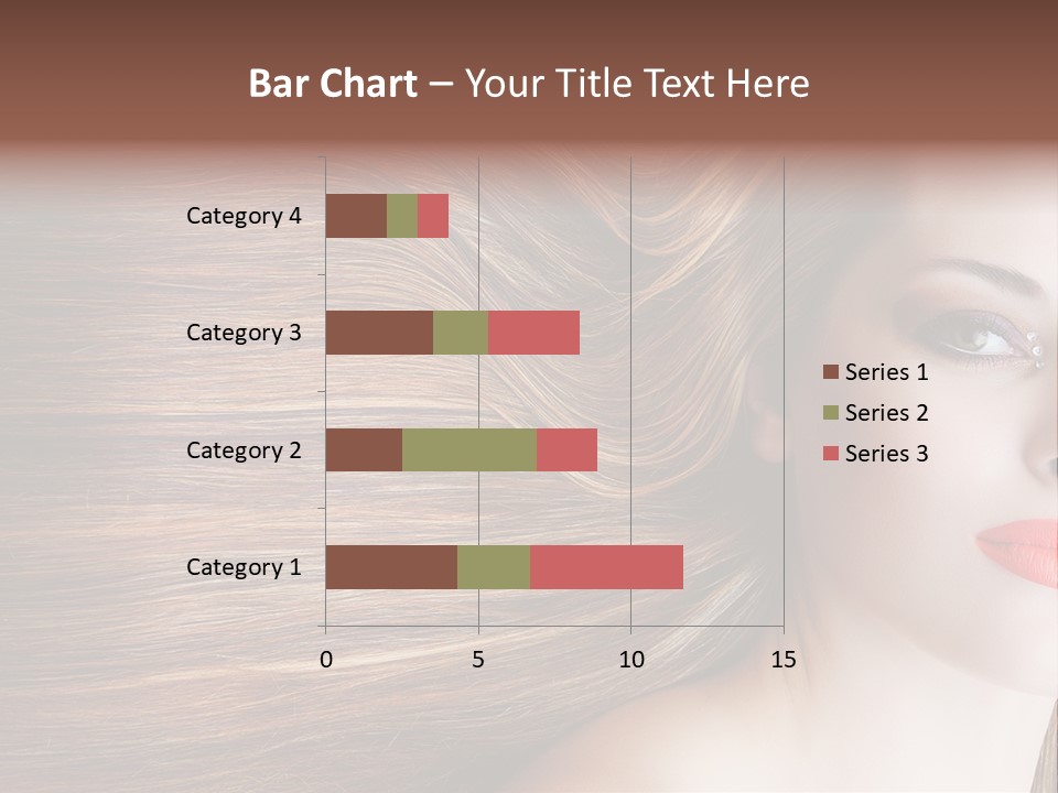 Long Hair Girl PowerPoint Template