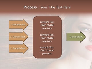 Long Hair Girl PowerPoint Template