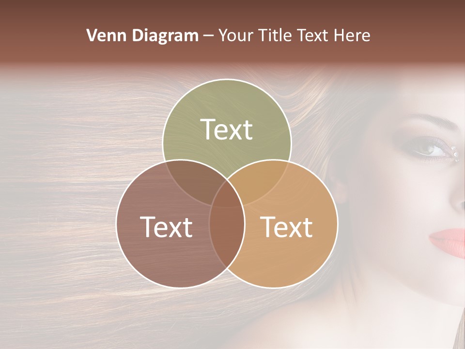 Long Hair Girl PowerPoint Template