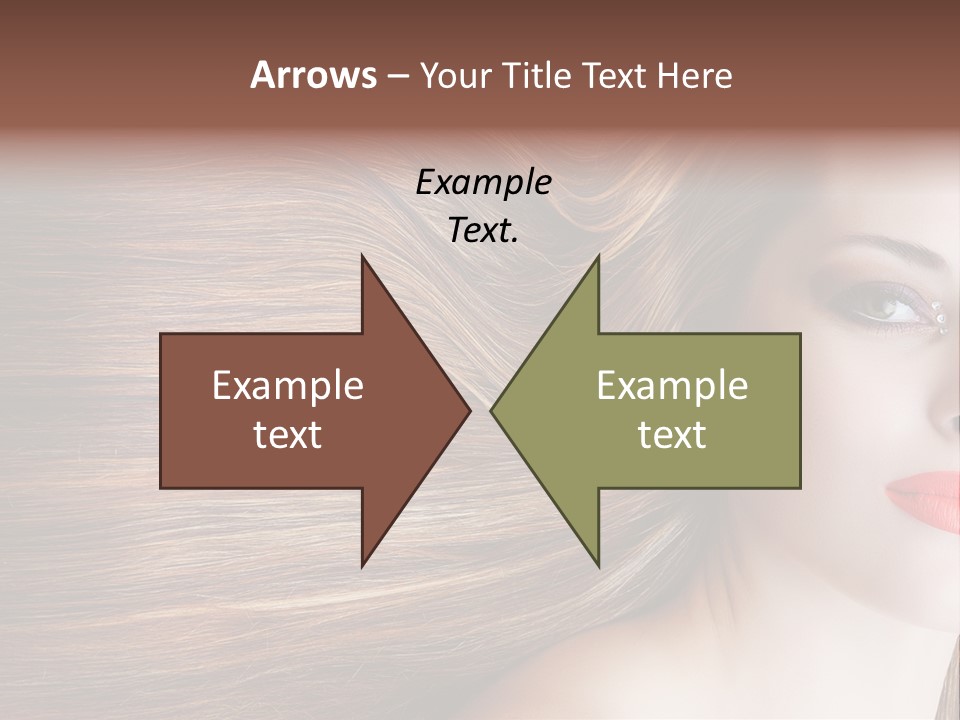 Long Hair Girl PowerPoint Template