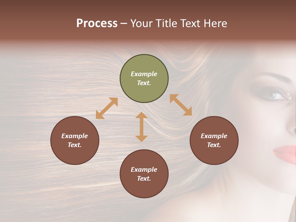 Long Hair Girl PowerPoint Template