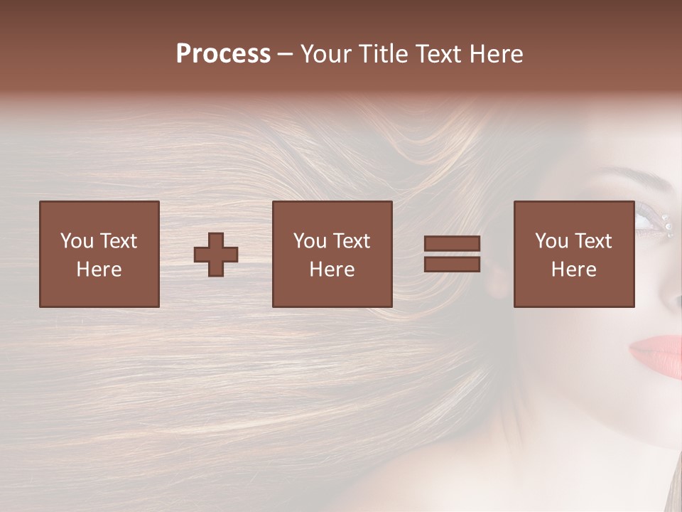 Long Hair Girl PowerPoint Template