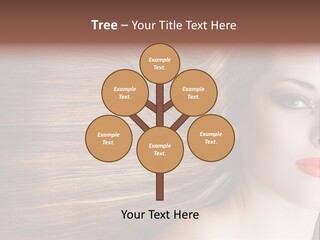 Long Hair Girl PowerPoint Template