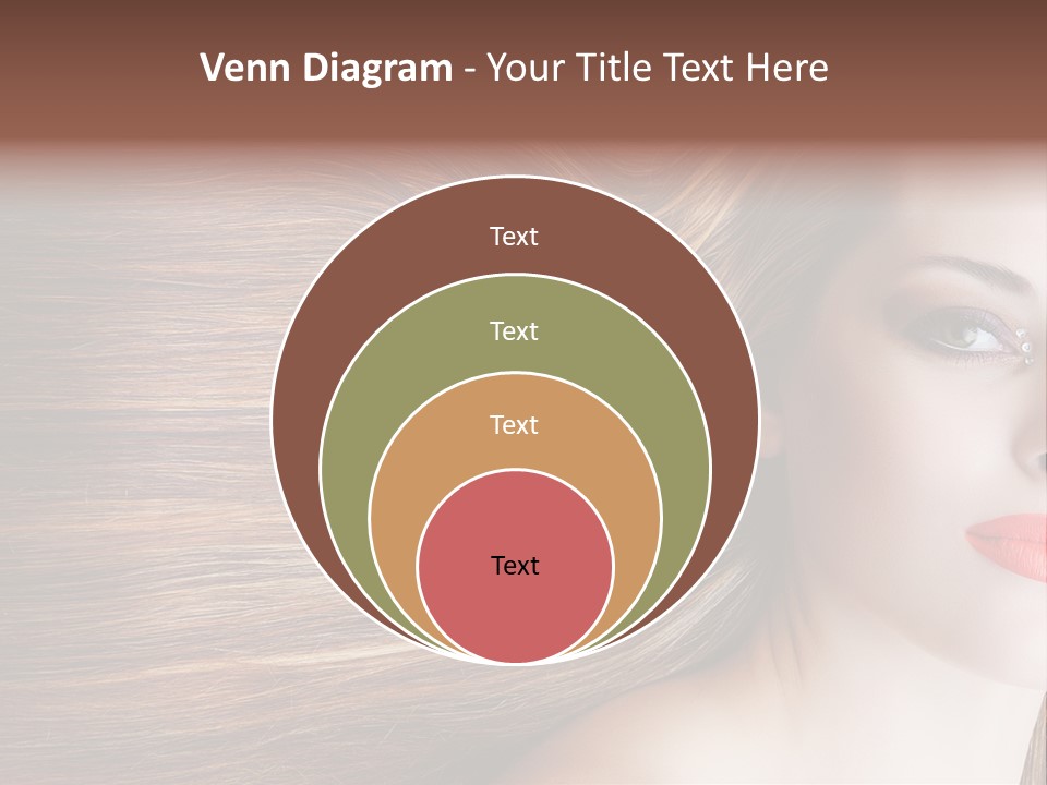 Long Hair Girl PowerPoint Template