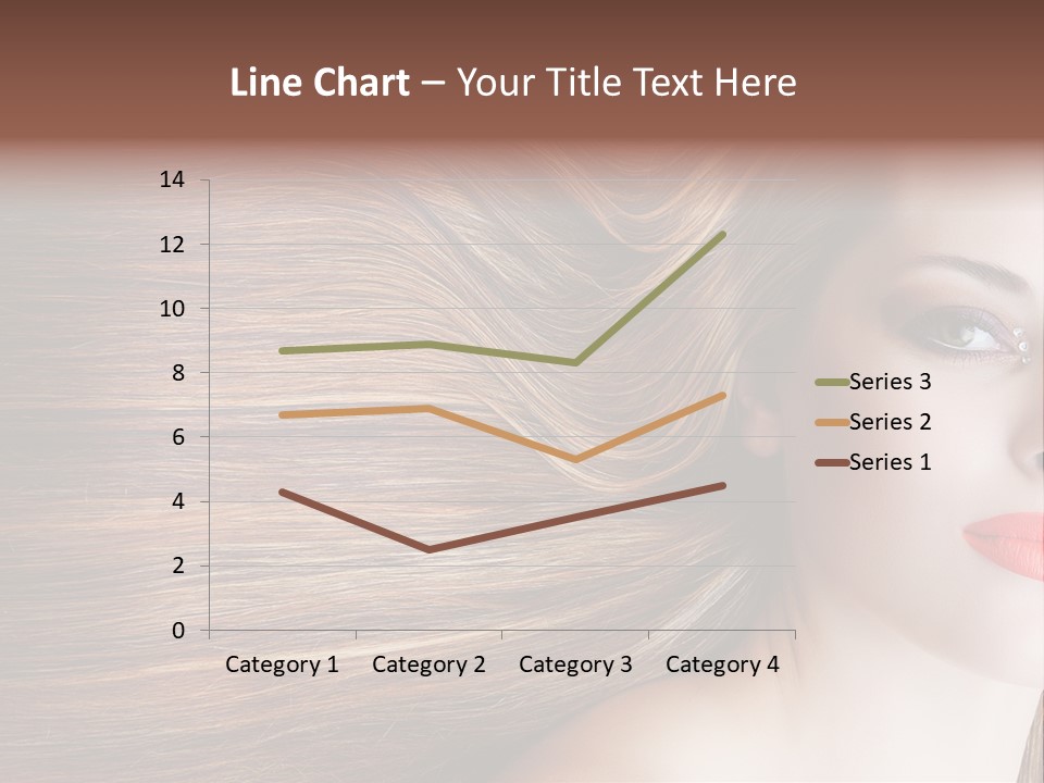 Long Hair Girl PowerPoint Template