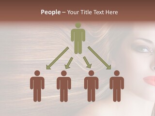 Long Hair Girl PowerPoint Template