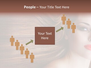 Long Hair Girl PowerPoint Template