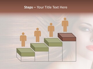 Long Hair Girl PowerPoint Template