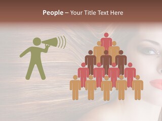 Long Hair Girl PowerPoint Template