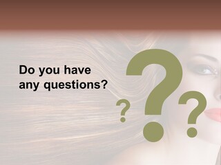 Long Hair Girl PowerPoint Template