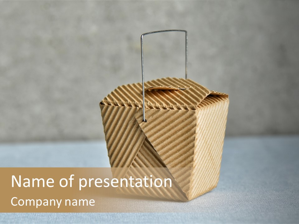 Cardboard Box PowerPoint Template