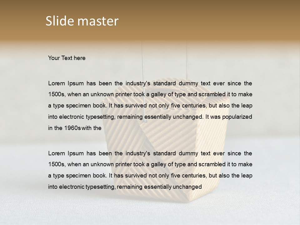 Cardboard Box PowerPoint Template