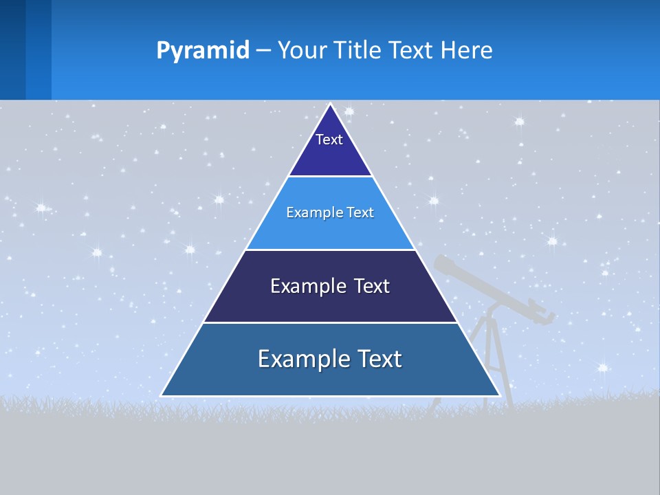 Night Starry Sky PowerPoint Template