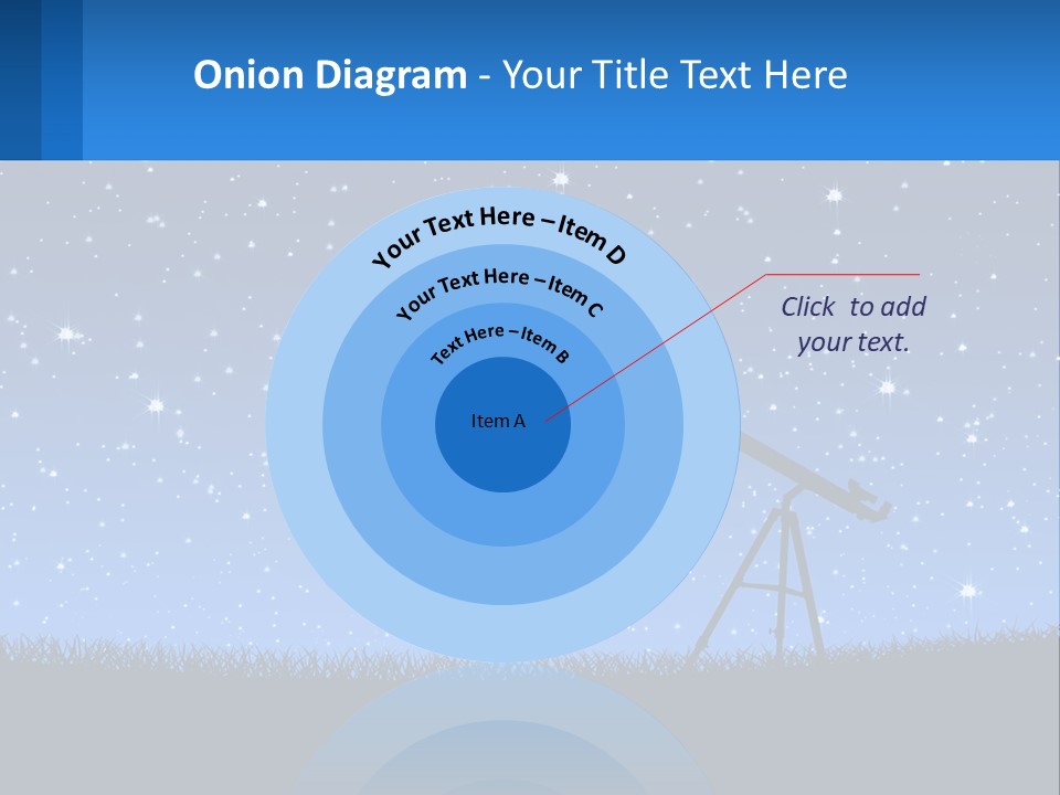 Night Starry Sky PowerPoint Template