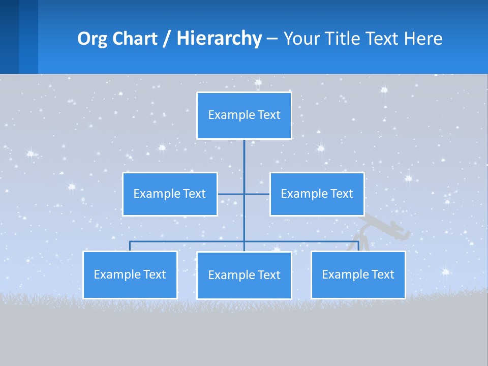 Night Starry Sky PowerPoint Template