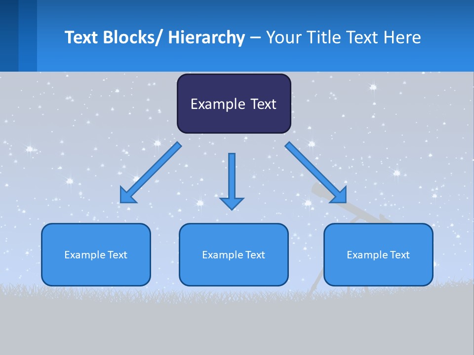 Night Starry Sky PowerPoint Template