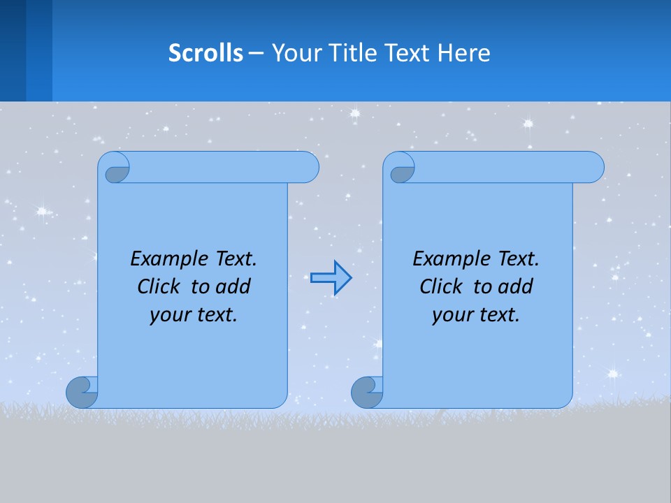 Night Starry Sky PowerPoint Template