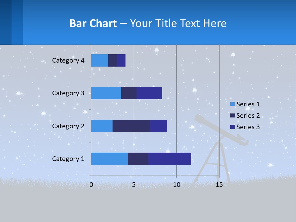Night Starry Sky PowerPoint Template