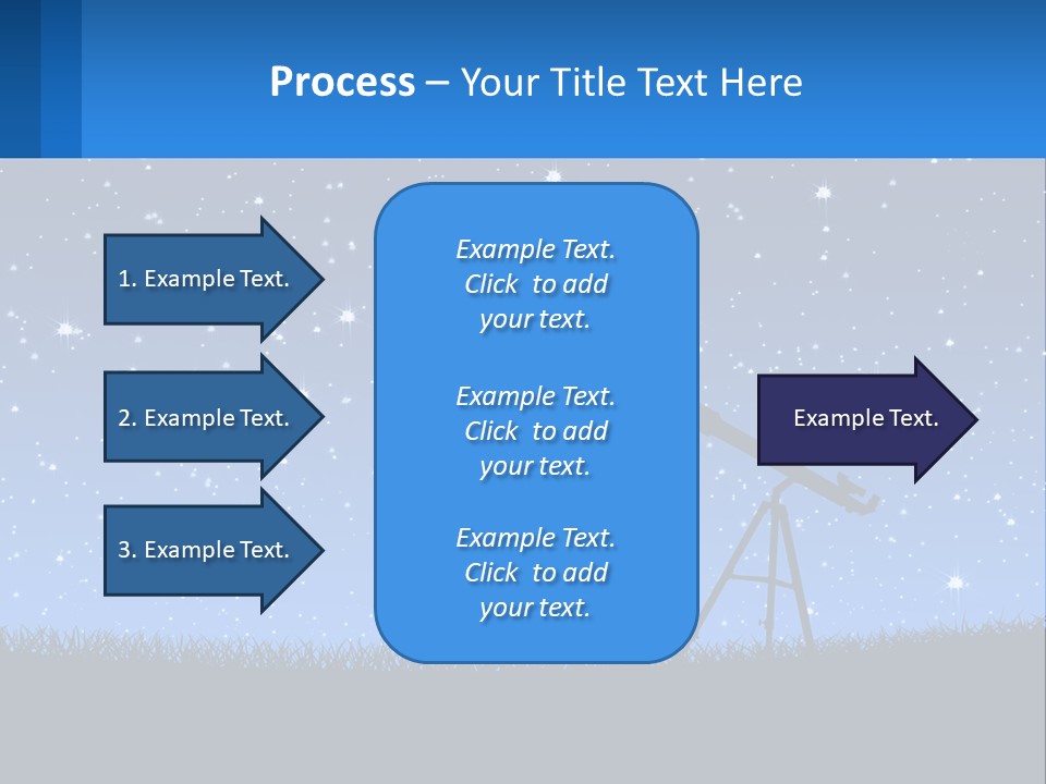 Night Starry Sky PowerPoint Template