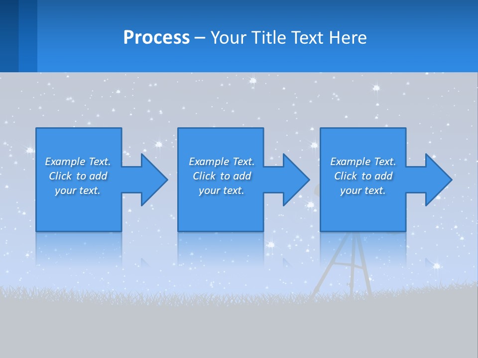 Night Starry Sky PowerPoint Template