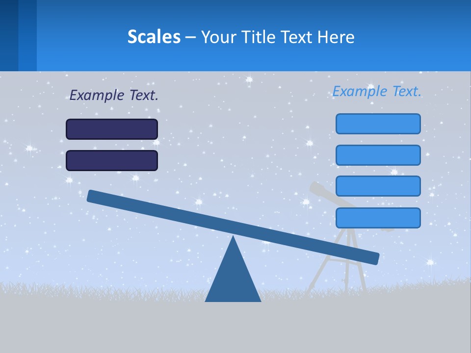 Night Starry Sky PowerPoint Template