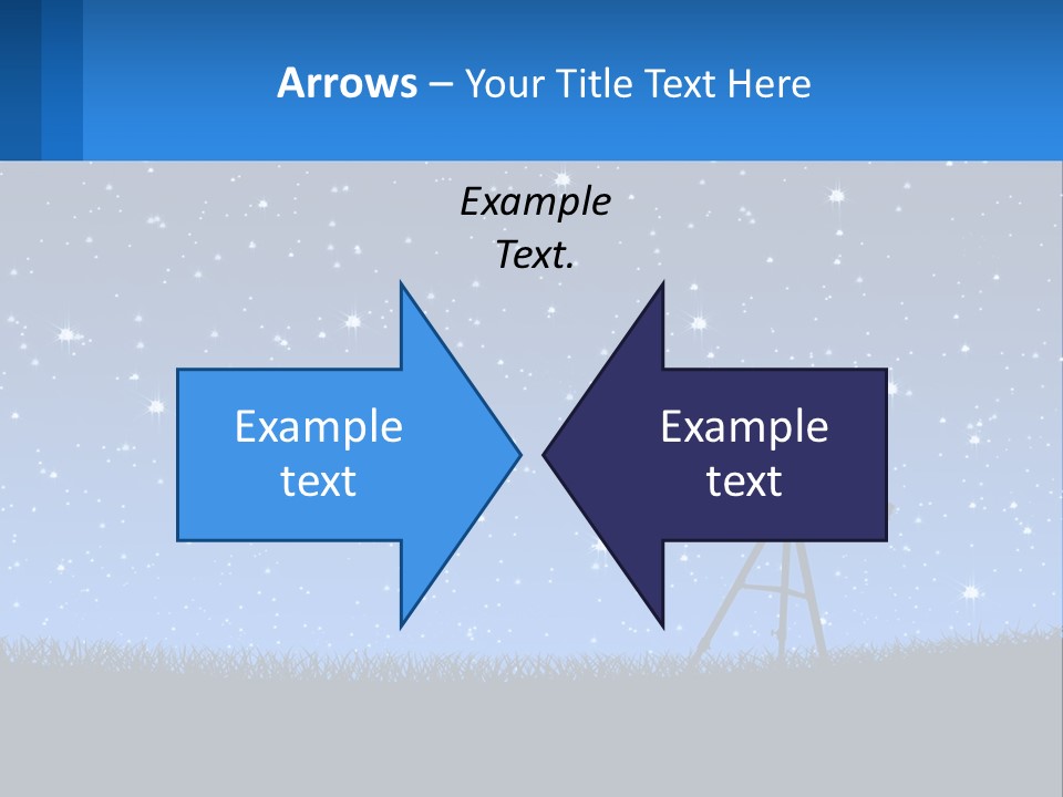 Night Starry Sky PowerPoint Template