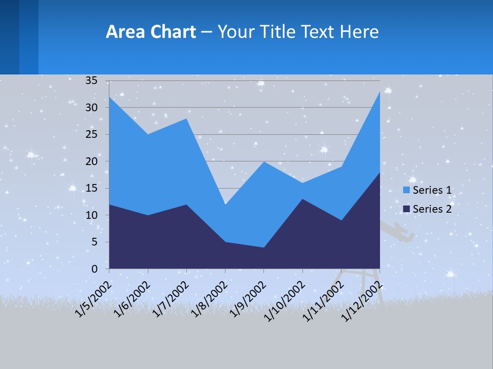 Night Starry Sky PowerPoint Template