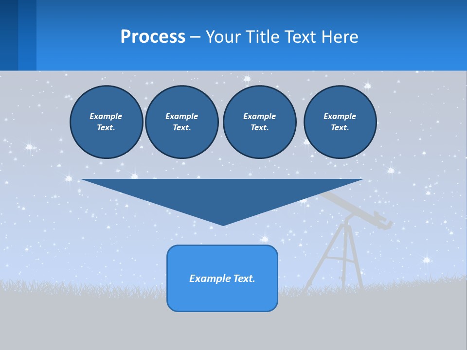 Night Starry Sky PowerPoint Template