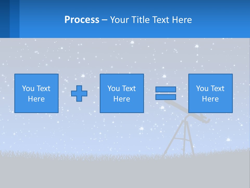 Night Starry Sky PowerPoint Template