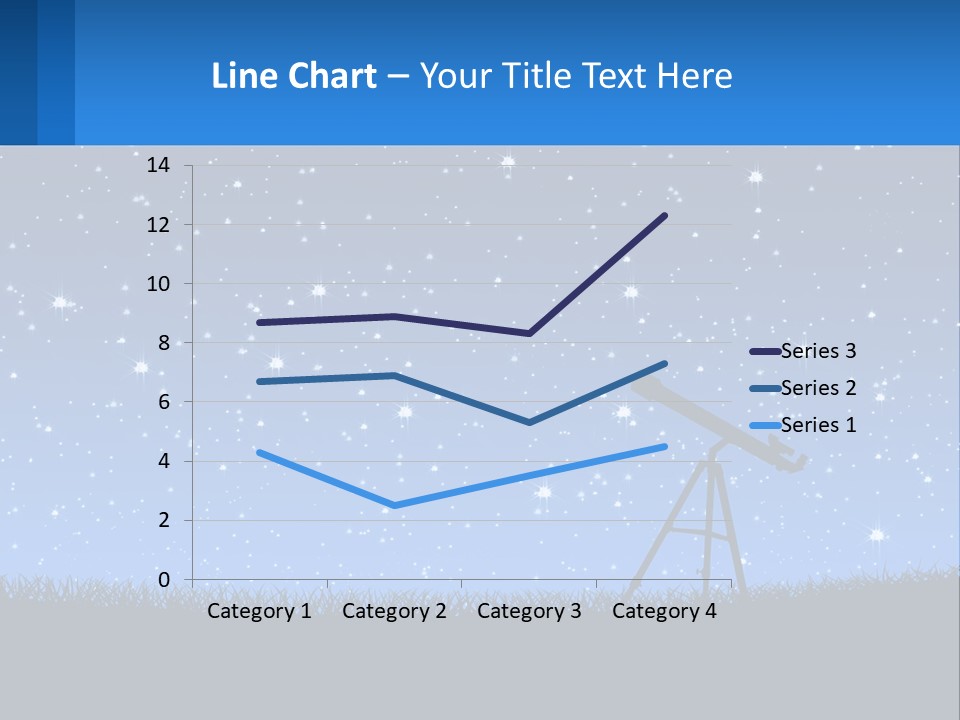 Night Starry Sky PowerPoint Template