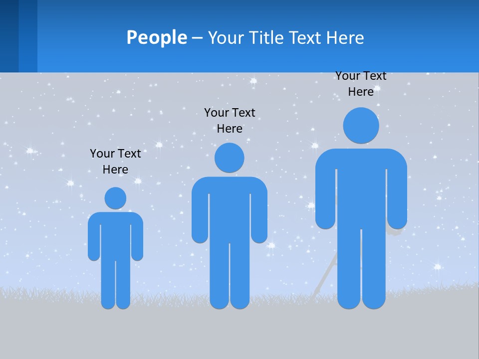 Night Starry Sky PowerPoint Template