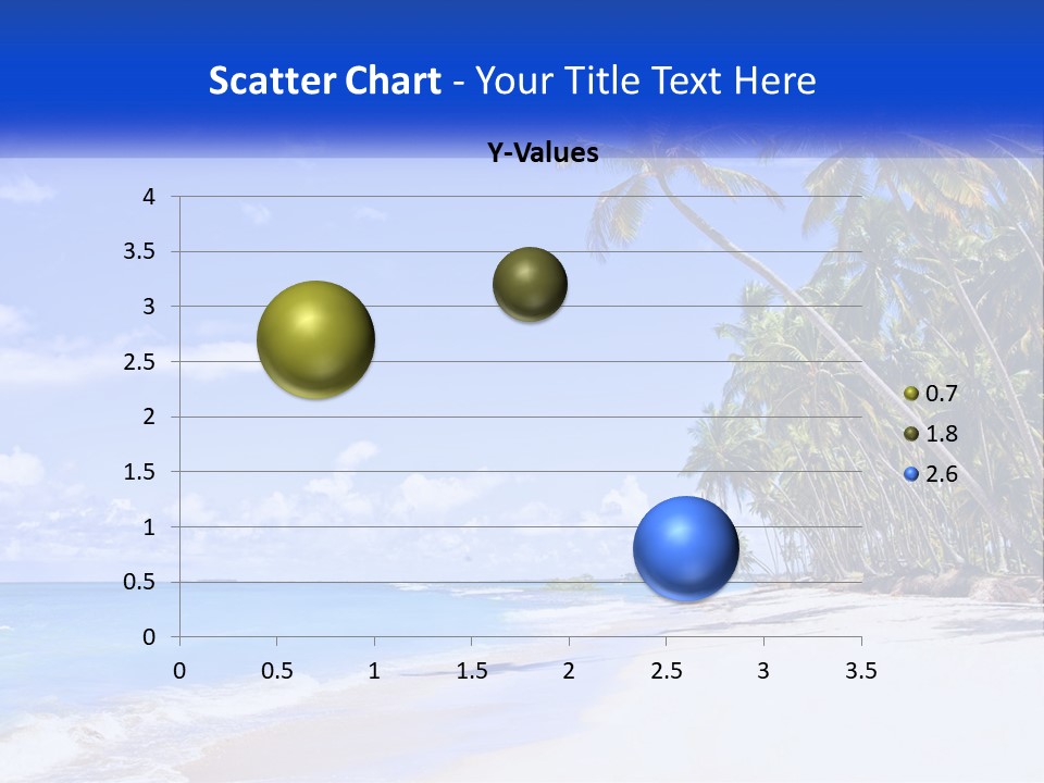 Palm Trees By The Sea PowerPoint Template
