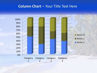 Palm Trees By The Sea PowerPoint Template