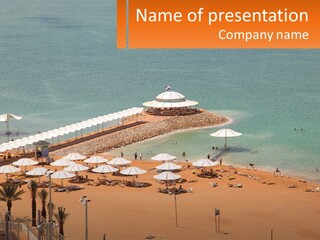 Beach By The Sea PowerPoint Template