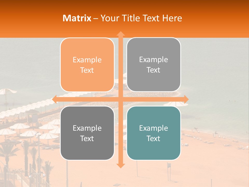 Beach By The Sea PowerPoint Template