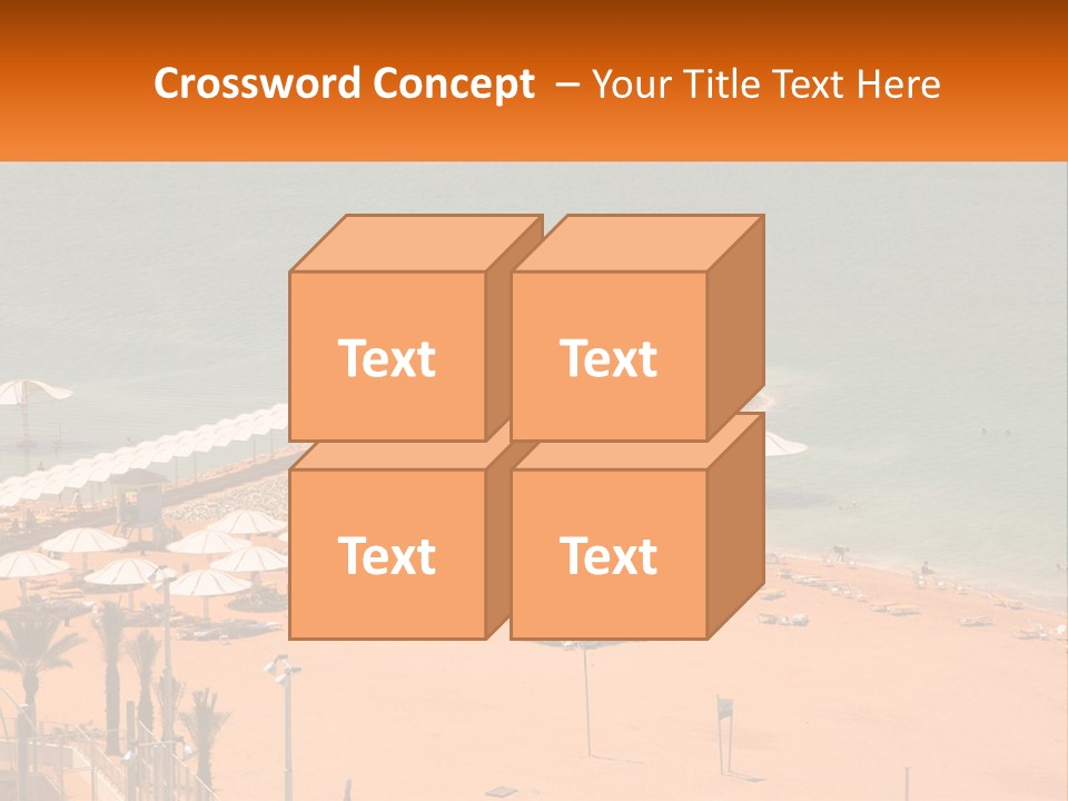 Beach By The Sea PowerPoint Template