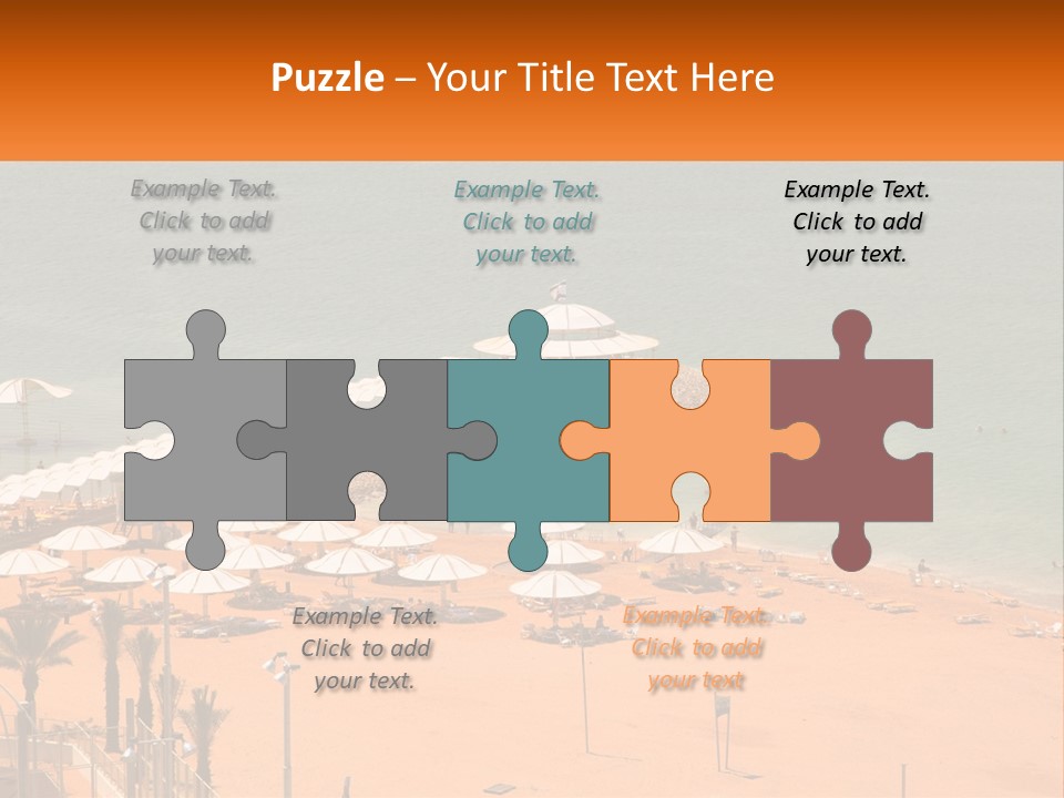 Beach By The Sea PowerPoint Template