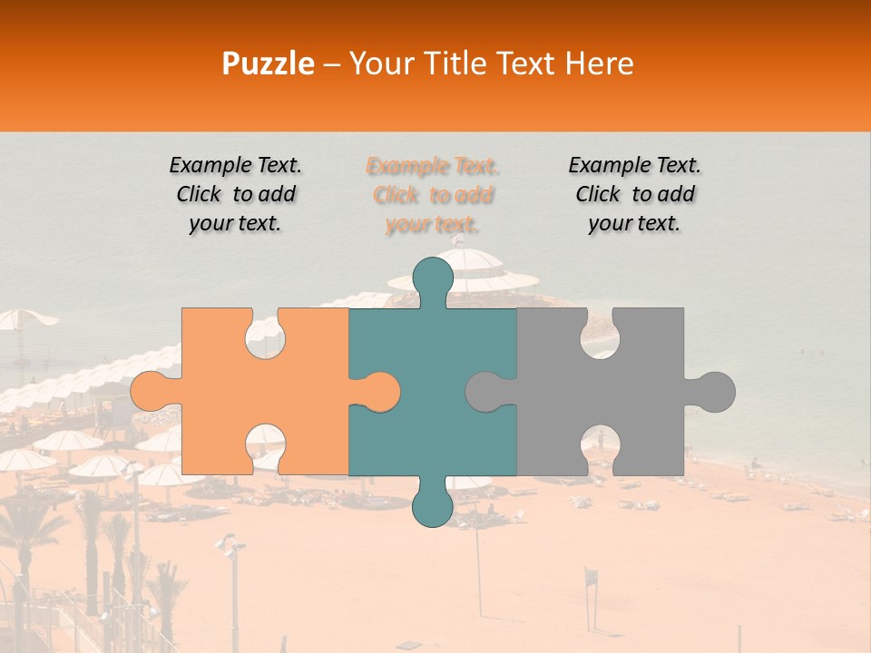 Beach By The Sea PowerPoint Template