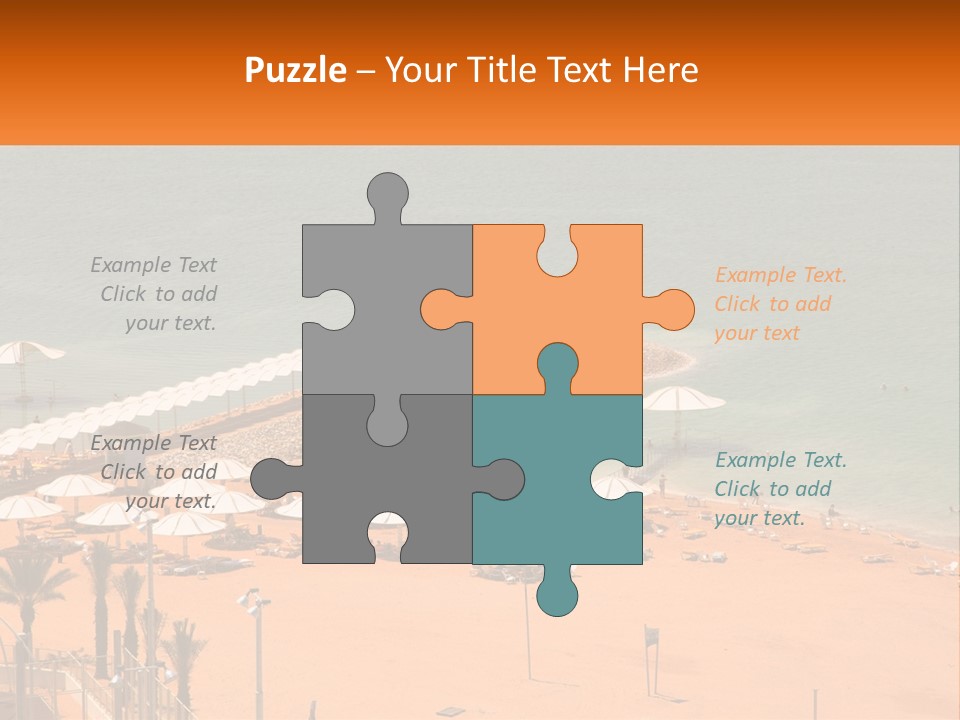 Beach By The Sea PowerPoint Template