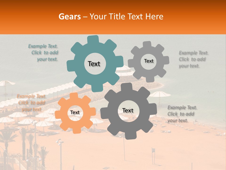 Beach By The Sea PowerPoint Template