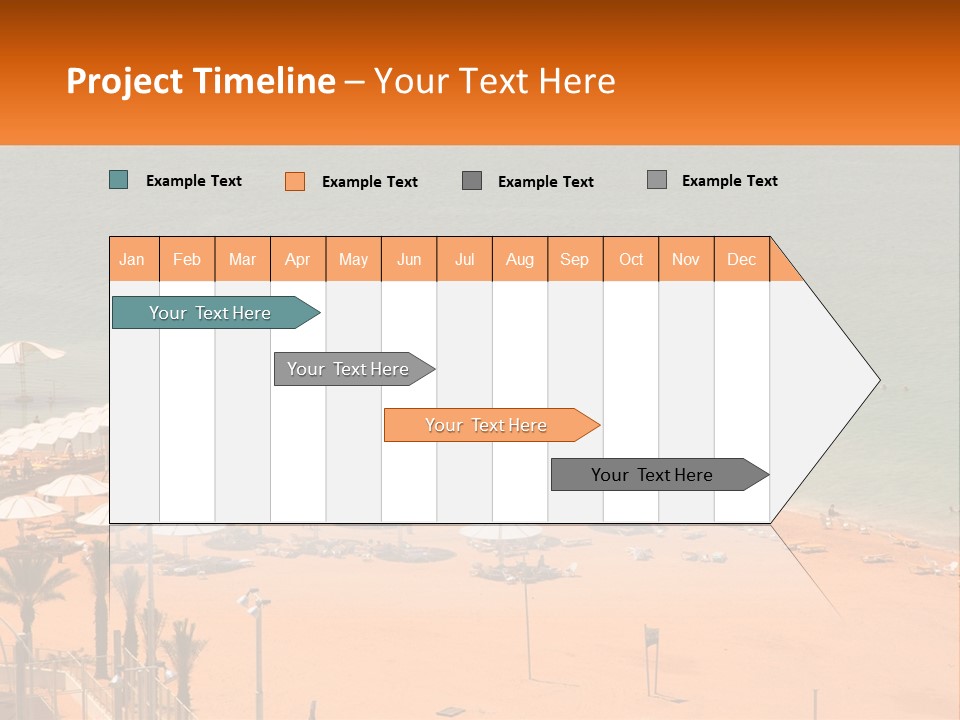 Beach By The Sea PowerPoint Template