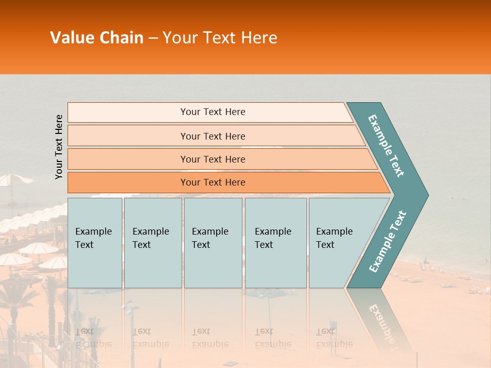 Beach By The Sea PowerPoint Template