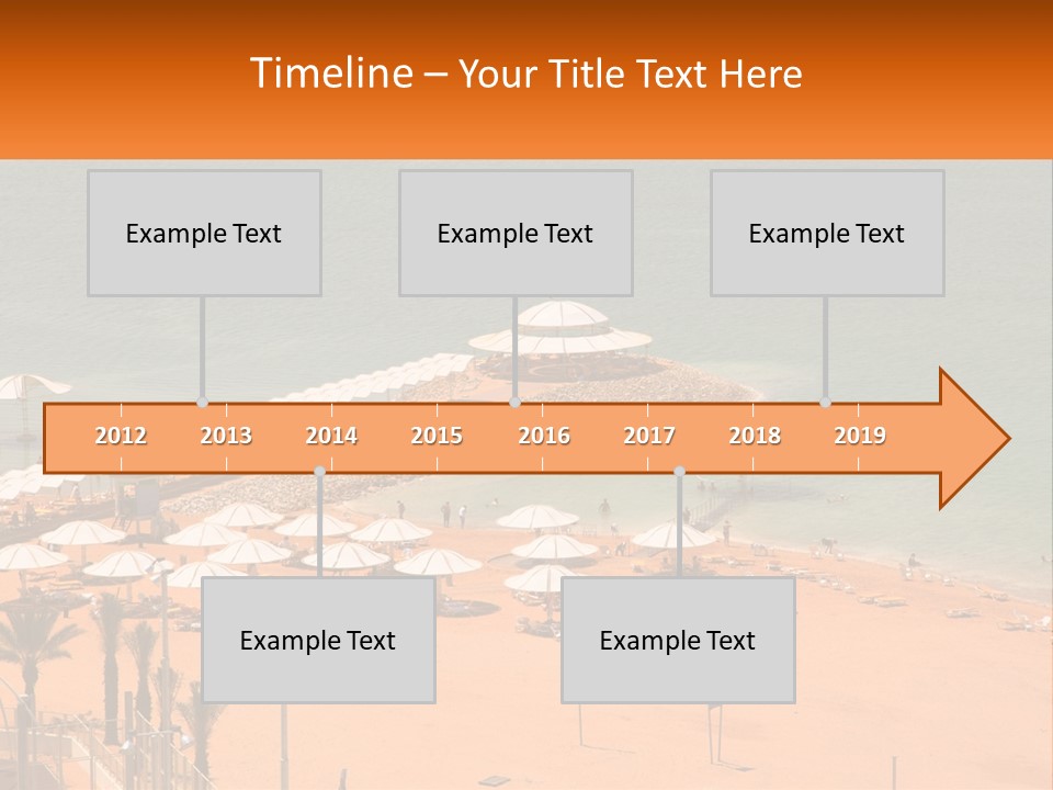 Beach By The Sea PowerPoint Template